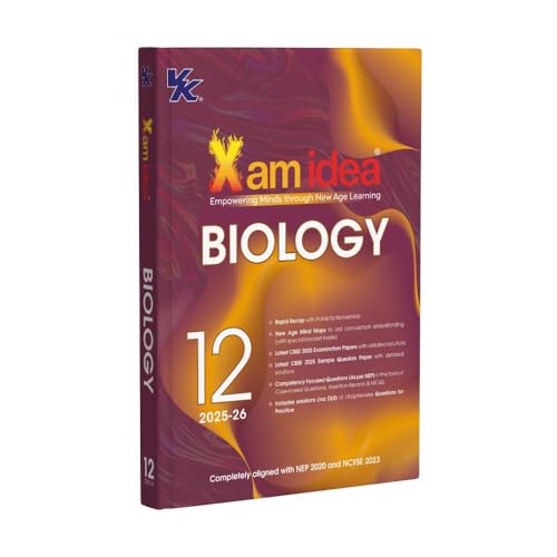 Xam idea Class 12 Biology | 2025-26 Edition | NEP & NCFSE Aligned | Mind Maps, Case-based Qs & Latest CBSE Pattern.3 [Paperback] [Jun 18, 2025] ... [Jun 18, 2025] Xamidea Editorial Board