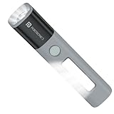 Portronics Eco Glow 2 Tactical Rechargeable Flashlight Torch,Adjustable Focus with Telescopic Zoom, Dual Brightness&SOS Modes,Side LED Panel,300 Lumens,1200mAh Battery,for Camping,Hiking & Emergencies