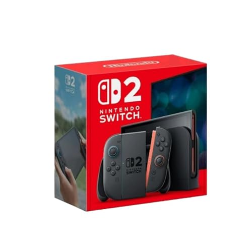 Nintendo Switch 2 Online Game 7.9” HDR LCD, 4K Dock, 256GB Storage, GameChat, Joy-Con 2, TV/Tabletop/Handheld Modes – Supports All Switch Games, Multiplayer & Voice Chatndo