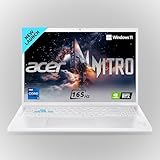 acer Nitro Lite 16,13th Gen, Intel Core i7 13620H Processor,NVIDIA GeForce RTX 3050-6 GB GDDR6,16GB/ 512 GB,16.0"/40.64 cm,165 Hz, Win 11 Home, White, 1.95 kg, NL16-71G, Backlit KB,Gaming Laptop