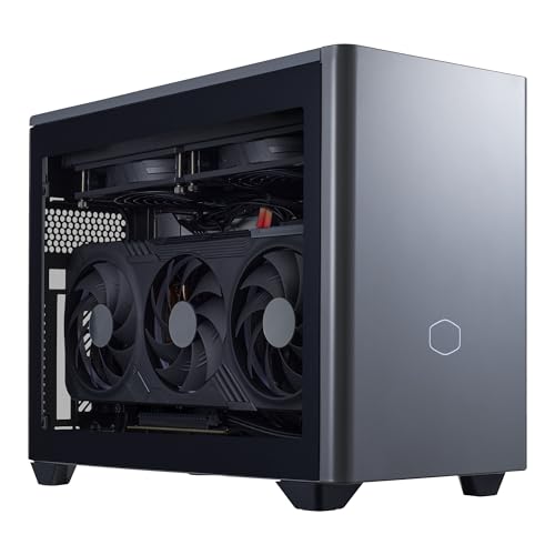 Cooler Master NR2 Pro Gaming PC – Intel Ultra 7 265F, NVIDIA GeForce RTX 5070 Ti 16GB, 32GB DDR5 6000MHz, 2TB Gen4 M.2, Windows 11, V850 SFX Gold PSU, Compact Mini ITX Desktop PC