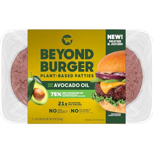 Beyond Meat, Plant-Based Patties, 8 Ounce
