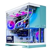 Skytech Gaming Aqua Desktop PC, Intel Ultra 9 285K 3.7 GHz(5.7 GHz Turbo), NVIDIA RTX 5070 12GB, Z890 Board, 1TB NVMe SSD, 32GB DDR5 RAM 6000 RGB, 850W Gold ATX 3 PSU, 360mm ARGB AIO, Wi-Fi, Win 11
