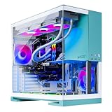 Skytech Gaming Aqua Desktop PC, Ryzen 7 9800X3D 4.7 GHz (5.2 GHz Turbo), NVIDIA RTX 5070 Ti 16GB, 2TB Gen4 NVMe SSD, 32GB DDR5 RAM 6000 RGB, 850W Gold ATX 3 PSU, 360mm ARGB AIO, Wi-Fi, Win 11
