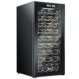 KingChii 66 Bottle Wine Cooler Refrigerator - Intelligent Digital Control Wine Fridge, Low Noise Operation, Freestanding Wine Refrigerator for Home and Kitchen