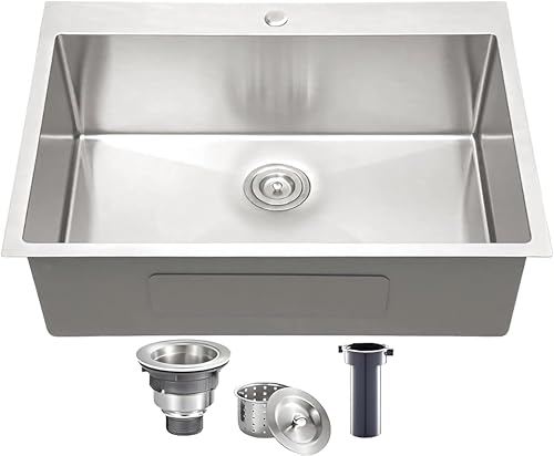 VCCUCINE Black Bar Sink Drop in