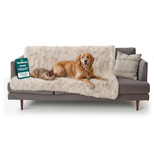 Furhaven Waterproof Throw Blanket for Dogs & Indoor Cats, Washable