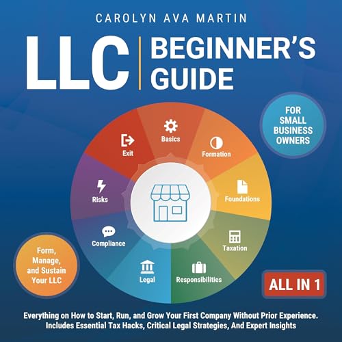 LLC Beginner's Guide [All-in-1]: Everything on How to Start, Run, and Grow Your First Company Without Prior Experience. Includes Essential Tax Hacks, Critical Legal Strategies, and Expert Insights