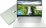HP 14" Laptop Sleek Design for Studying and Collaboration, Intel Quad-Core N150(>N4120), 1 Year Office 365, 16GB RAM, 256GB Storage(128GB UFS + 128GB SD Card), Wi-Fi 6, Webcam, USB C, Win 11S