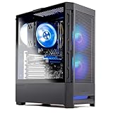 Skytech Gaming Blaze4 Mini Desktop PC, Ryzen 5 3600 3.6 GHz (4.2GHz Turbo), NVIDIA RTX 5060 Ti 8GB, 1TB Gen4 NVMe SSD, 16GB DDR4 RAM 3200, 650W Gold PSU, Wi-Fi, Win 11