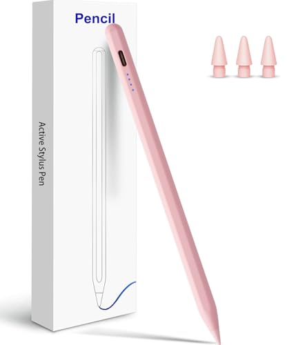 Stylus Pen for iPad Pencil 10th Generation(2018-2025), Fast Charging Apple Pencil with Palm Rejection & Tilt Sensitivity, Compatible with iPad 6/7/8/9/10", Pro 11"/12.9"/ M4, Air 3/4/5/M2, Mini 5/6