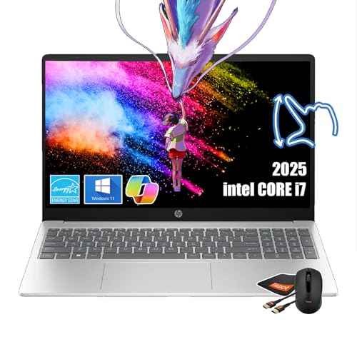 HP 15.6" Full HD Touchscreen Laptop | Intel i7-1355U (Beats i9-10880H) |32GB RAM | 2TB SSD | Intel Iris Xe Graphics | Win 11 | Fast Charge | Wi-Fi6 | W/Accessories