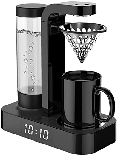 TXGJWRA 0.5L Drip Coffee Machine with Electric Clock, Manual American Coffee and Tea Brewing Machine for Small Kitchen Appliances,