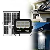 Homehop Solar Light Outdoor Home Waterproof 50 W Automatic Wireless Solar Led Wall Lamp for Home Garden Balcony Courtyard Patio and Pathway (5 Ah,ABS)
