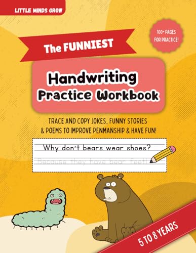 The Funniest Handwriting Practice Workbook: Trace and Copy Jokes, Funny Stories & Silly Poems to Improve Penmanship & Have Fun!