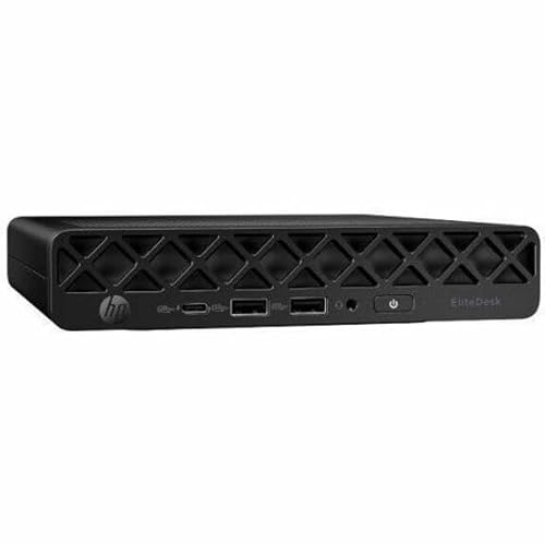 HP EliteDesk 8 G1i Desktop Computer - Intel Core Ultra 5 235T - vPro Technology - 32 GB - 512 GB SSD - Desktop Mini - Jack Black - Intel Q870 Chip - Windows 11 Pro - DDR5 SDRAM - English Keyboard - IE