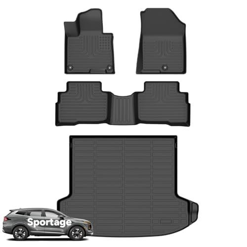 Wayhigh-All Weather Floor Mats Cargo Liner for Custom Car Floor mats