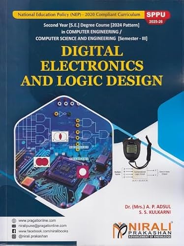 DIGITAL ELECTRONICS AND LOGIC DESIGN for SPPU Second Year (SE) Degree in Computer Engineering Semester 3 | Nirali Prakashan