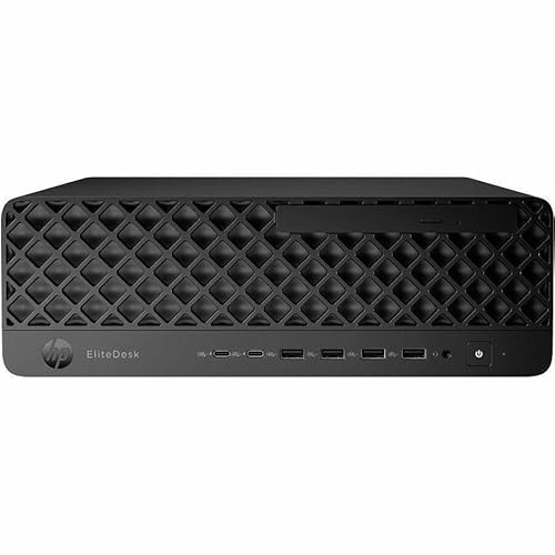 HP EliteDesk 8 G1i Desktop Computer - Intel Core Ultra 5 235 - vPro Technology - 32 GB - 512 GB SSD - Small Form Factor - Jack Black - Smart Buy - Intel Q870 Chip - Windows 11 Pro - DDR5 SDRAM - Engli