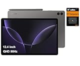Samsung Galaxy Tab S9 FE+ Plus Android Tablet (12.4" Touchscreen, 8GB RAM, 384GB Storage, 18-Hr Long Battery Life, S Pen, 1 Front Camera + 2 Rear Cameras, Lightweight Durable Design), SM-X610, Gray