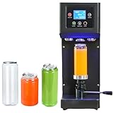 Airosia Semi-Automatic Can Sealing Machine- 2.4-6.7 inch Height Adjustable,Commercial soda can sealer machine for Plastic and Aluminum Beer Can (5.5cm in Diam)-Black Cup Sealing Machine