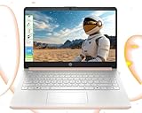 HP Laptop with Microsoft Office and 1TB Cloud Storage (1-Year) | 14 inch HD Computer | 8GB RAM | 128GB UFS | Intel 4-Core CPU(Beat i3-10110U)| Windows 11 Home in S Mode| LE Bundle