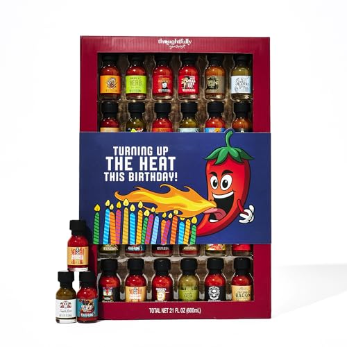 Thoughtfully Gourmet, Master Hot Sauce Collection Sampler Set, Set of 30