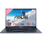 ASUS Vivobook 15 (2025), AMD Ryzen 7 7730U Thin & Light Laptop(AMD Radeon iGPU/16GB RAM/512GB SSD/FHD/15.6"/60Hz/Windows 11/M365 Basic (1Year)*/Office Home 2024/Quiet Blue/1.7Kg) M1502YA-BQ989WS
