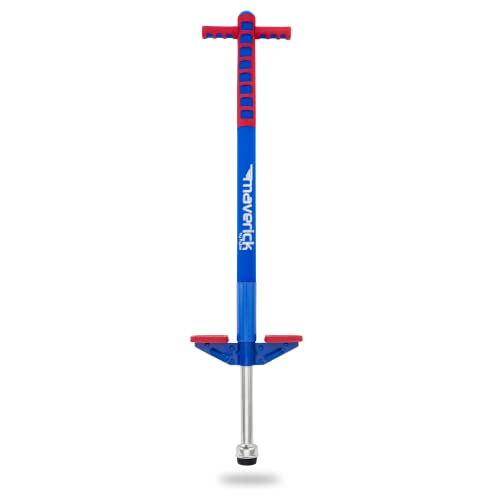 Flybar Maverick Pogo Stick for Kids Ages 5+, 40 to 80 Pounds, Perfect for Beginners, Easy Grip Handles, Anti-Slip Pegs, Outdoor Toys for Boys and Girls