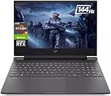HP Victus 15.6" FHD 144Hz Gaming Laptop, Ryzen 5-8645HS (6 Cores, Up to 5.0GHz), 64GB DDR5 RAM, 1TB SSD, NVIDIA GeForce RTX 4050 6GB, Wi-Fi 6, BT 5.3, USB-C, HDMI 2.1, Backlit KB, SD Reader, Win 11