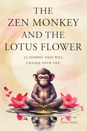The Zen Monkey and the Lotus Flower
