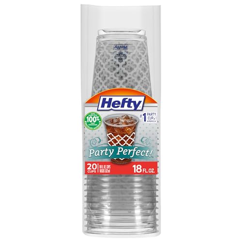 Hefty Party Perfect Clear Plastic Cups