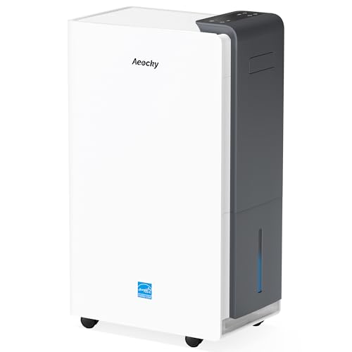 AEOCKY 5500 Sq.Ft Energy Star Most Efficient 2024 Dehumidifier, Max 105 Pint/Day Smart Compressor Dehumidifier with Drain Hose,Intelligent Humidistat,for Basement,Bedroom,Home,Bathroom