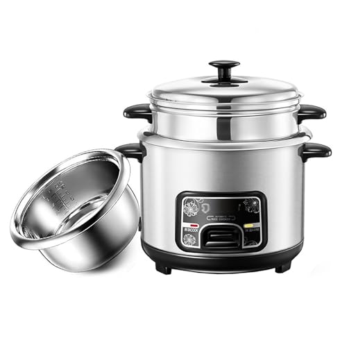 Rice Cooker 2-5L, Multi-Function Stainless Steel Inner Pot, Accommodates 1-7 People, Ideal for Home Cooking, Small Appliances(4L)
