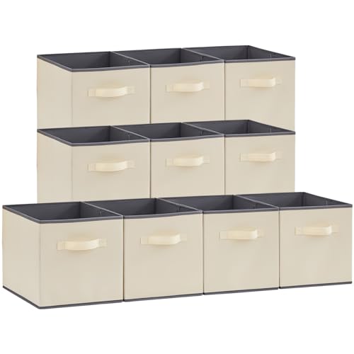 Lifewit Storage Cubes, Cube Storage Bins, Foldable Decorative Fabric Storage Baskets