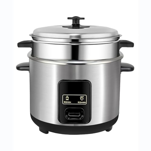 Electric cooker Rice Cooker Home Intelligent Insulation Multi-function 304 Stainless Steel Inner Pot Spoon Steamer And Measuring Cup Dormitory Small Appliances(6L)