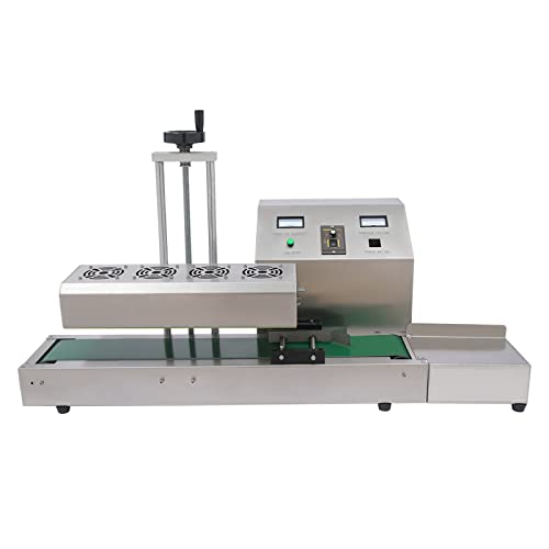 Continuous Induction Sealing Machine, Bottle Cap Automatic Sealer 20-100mm aAutomatic Sealer for Sealing Plastic and Glass Bottles