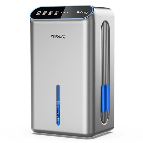 Dehumidifier for Basement (85 OZ, 800 sq ft) Quiet Dehumidifiers for Home, Auto Shut-Off, Sleep Mode, 3 Gear Timer(8H,16H,24H), Small Dehumidifier for Bedroom, Bathroom with Drain Hose