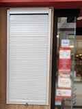 Commercial Aluminum Roll Up Cabinet Doors with Roll Shaft, Kitchen Sideboards Temporary Sliding Gate Panles with Hardware Kits for Small Appliances/Wardrobes(110 x 60 cm)