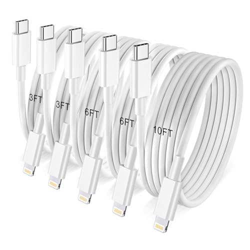 [Apple MFi Certified] USB C to Lightning Cable 3FT 2Pack