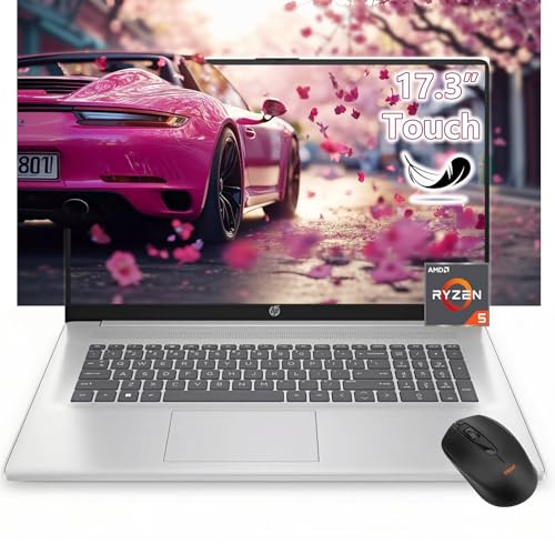HP 17inch Laptop Touchscreen -AMD Ryzen 5 7430U Beat i7-1355U -64GB RAM -2TB SSD -Windows 11 - AI Copilot Key -2025 Portatil Computadora Laptop -Business School College