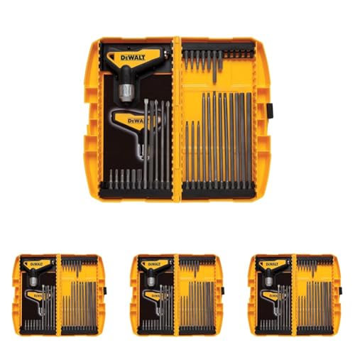 DEWALT Hex Key Wrench Set, Ratcheting. T-Handle Set, 31-Piece (DWHT70265)