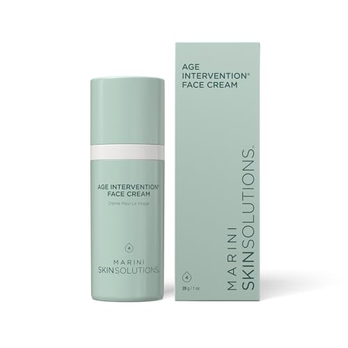 Marini SkinSolutions Age Intervention Face Cream - Anti-Aging Formula to Improve Appearance of Aging Skin, Fine Lines & Wrinkles with Intense Hydration - Cruelty Free - Made in the USA - 1 oz