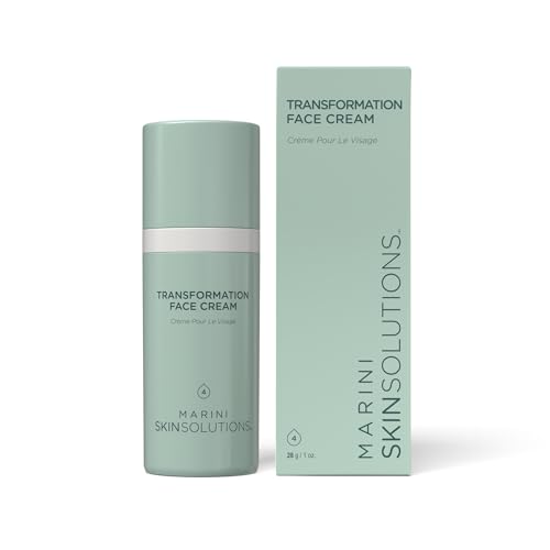 Marini SkinSolutions Transformation Face Cream - Advanced Moisturizer with Anti-Aging Peptides, Growth Factors & Hyaluronic Acid - Cruelty Free - Made in the USA - 1 oz