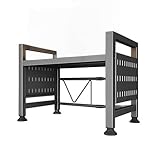 2-Tier Metal Kitchen Counter Organizer Storage Solution for Small Appliances Vertical Storage Rack for Kitchens Apartments Long-Lasting(58cm)