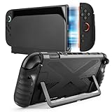 NiTHO ARMOUR Bumper Case for Nintendo Switch 2 (2025), 3-Piece TPU Grip Protective Cover Accessories Compatible with Switch 2, Non-Slip Ergonomic Grip, Shockproof and Scratch-Resistant, Black