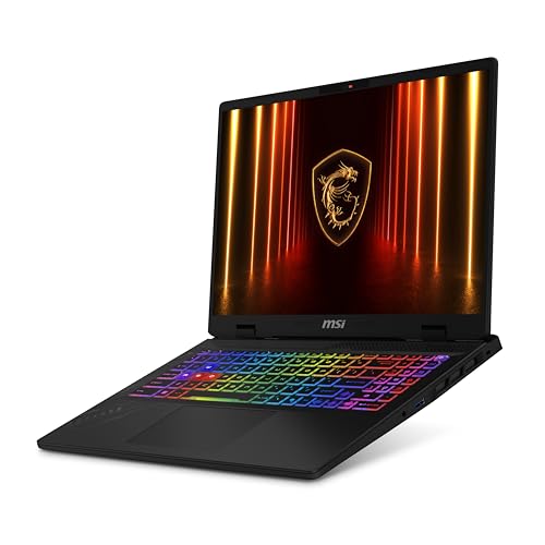 msi Crosshair A16 HX 16” QHD+ 240Hz Gaming Laptop – AMD Ryzen 9 8940HX, NVIDIA GeForce RTX 5060, 16GB DDR5, 1TB NVMe SSD, Wi-Fi 6E, USB-C, Windows 11 D8WFKG-090US
