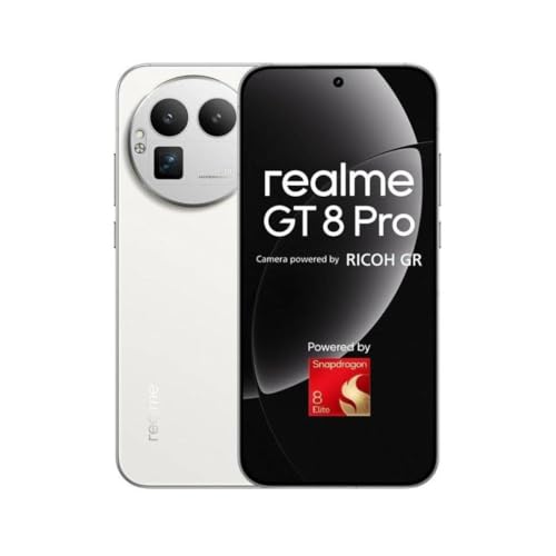 realme GT 8 Pro Dual-SIM 512GB ROM + 16GB RAM (GSM Only | No CDMA) Factory Unlocked 5G Smartphone (Diary White) - International Version