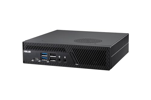 ASUS PB63 Full System Mini PC with Intel Core i5-14500 Desktop Processor, 8GB DDR5-4800 MHz RAM, 512GB PCIe G4x4 NVME SSD, Wi-Fi 6E & Bluetooth 5.3, USB-C, VESA Mount, Keyboard and Mouse Included