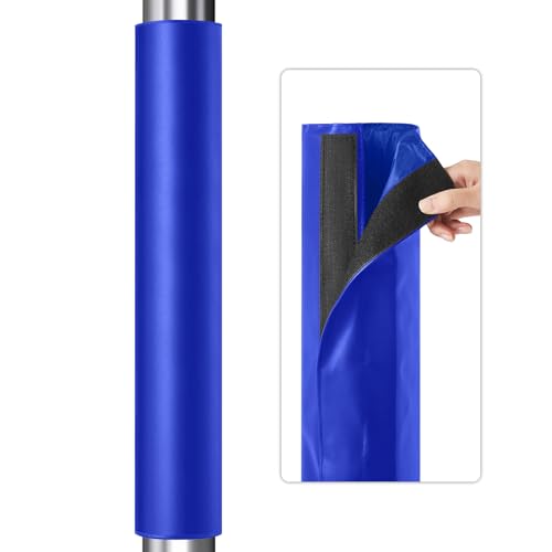 Hollowfly 4" Basketball Pole Pads 47.2" Tall Basketball Pole Paddings Weather Resistant Waterproof Garage All Weather Pad for Player Protection and Safety